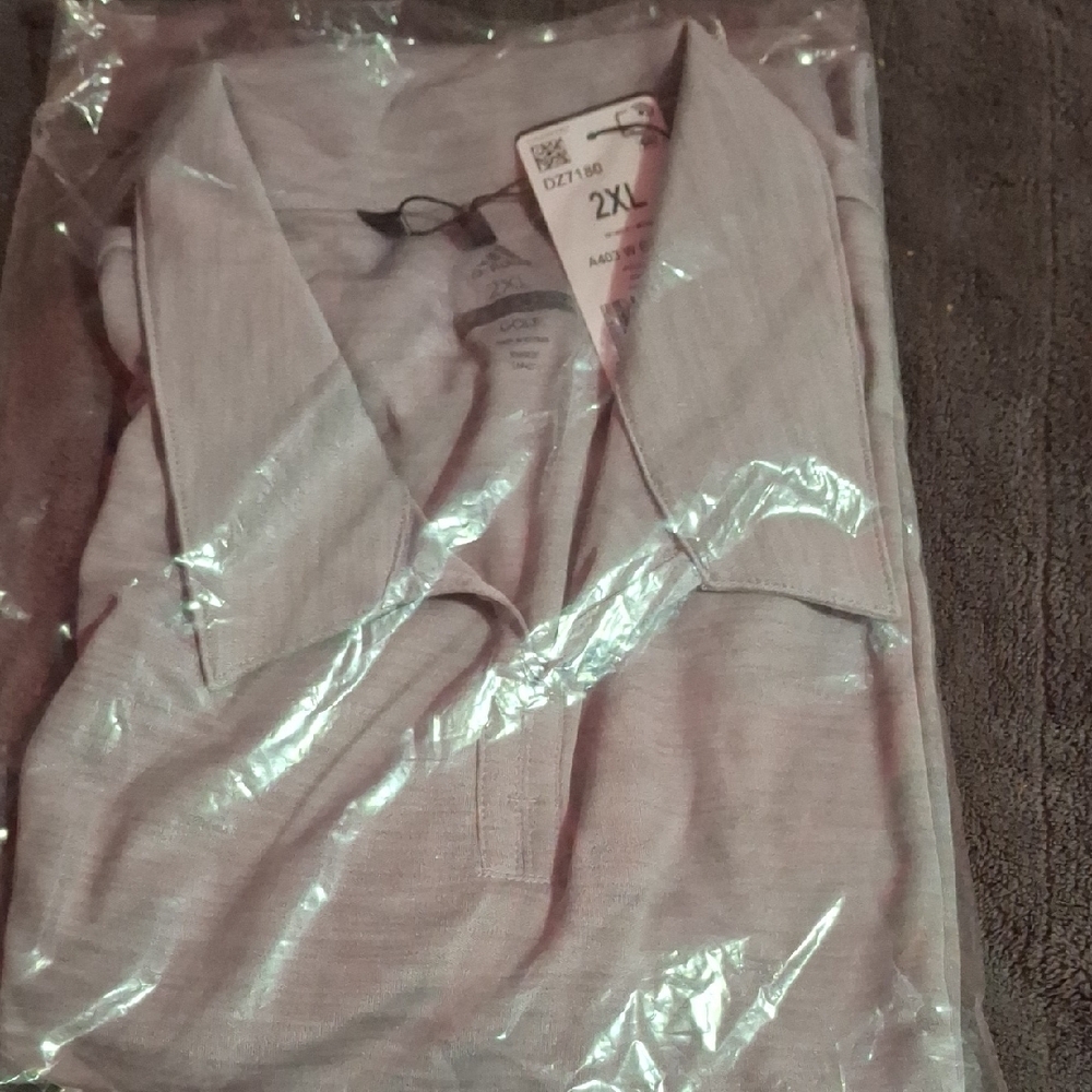 2XL Gray Polo Shirt